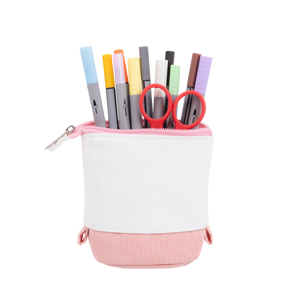 Estuche Retráctil Rosado Pastel