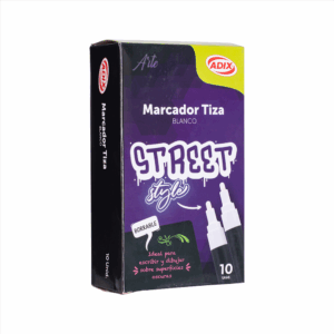 Marcador Tiza Blanco 10 un.