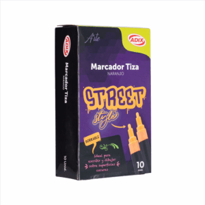 Marcador Tiza Naranjo 10 un.