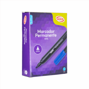 Marcador Permanente Azul 12 un.