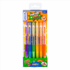 Set Lápices Gel Pop lol Básicos 6 un.