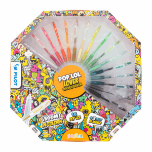 Set Lápiz Gel Pop lol 0.7 16 un. Golden Green