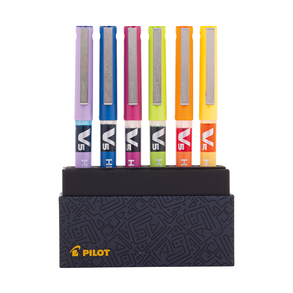 Set Lápices Tinta HI-Tecpoint V5 6 un.