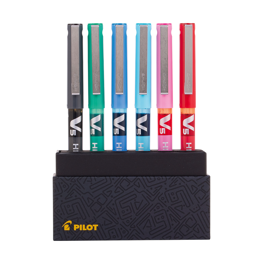 Set Lápices Tinta HI-Tecpoint V5 6 un.