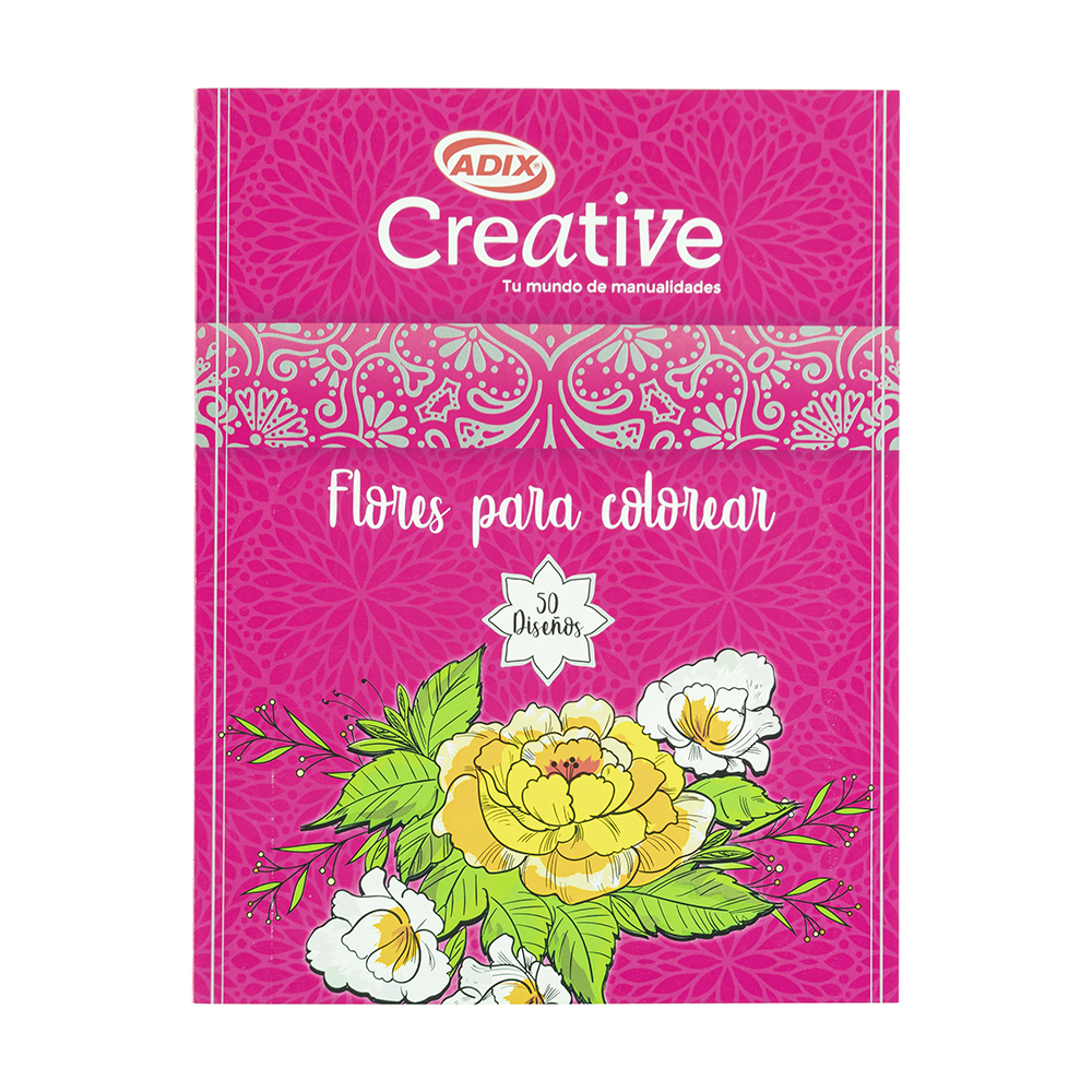 Libro Mandala Flores para Colorear