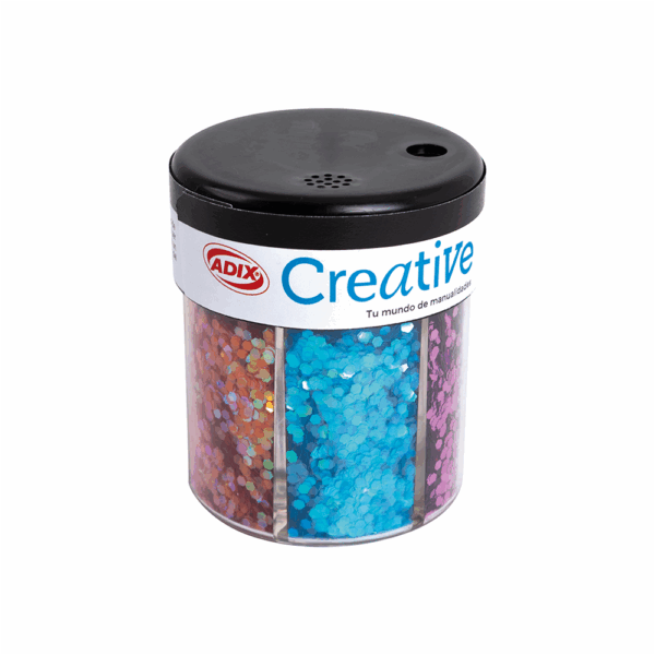 Escarcha Gruesa 50 g. 6 Colores Neón