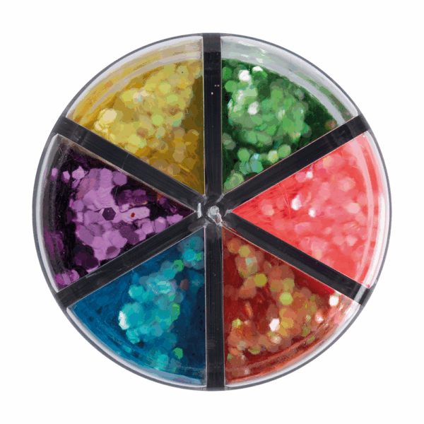 Escarcha Gruesa 50 g. 6 Colores Neón