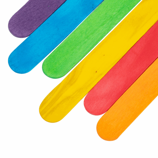 Palos de Helado Jumbo Color 50 un