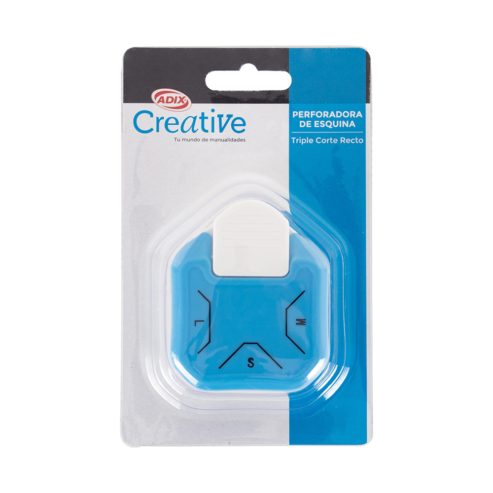 Perforadora Esquina Triple Corte Recto