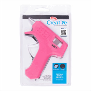 Pistola de Silicona Rosada