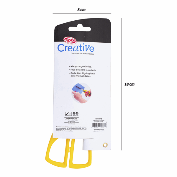 Tijera Corte Zig-Zag