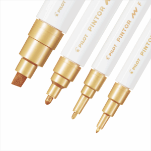 Set Pintor 4 Puntas Color Dorado