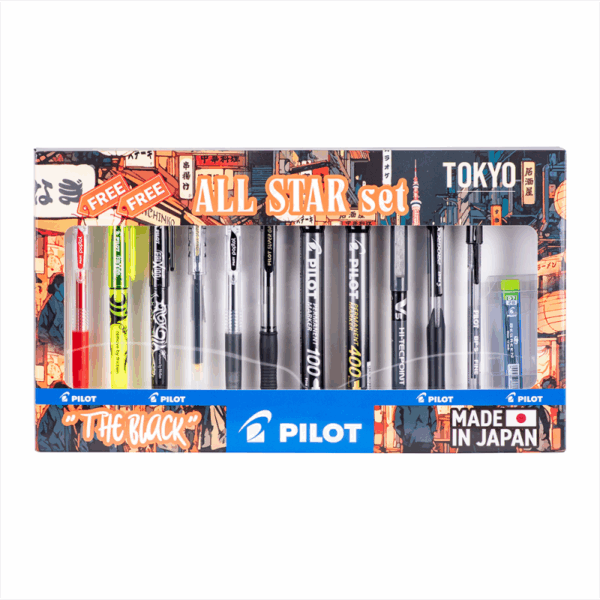 Set Lápices All Star The Black 10u