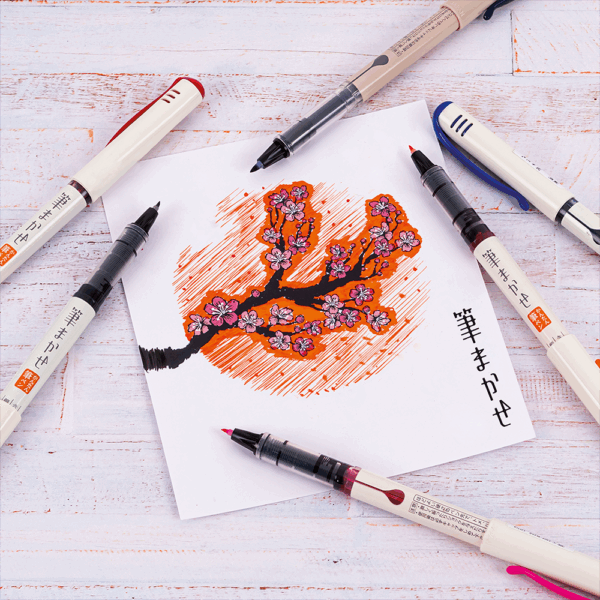 Set Brush Pen Fude Makase Extra Fino