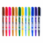 Set Marcadores Doble Punta 12 un.