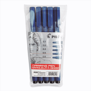 Set tiralíneas permanente 5 un.