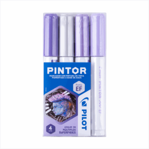 Set Pintor Violeta Extra Finos 4 un.