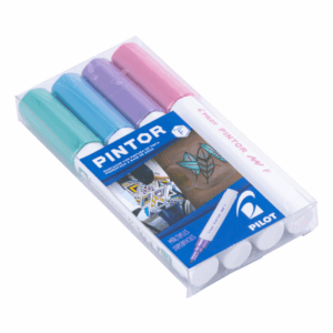 Set Pintor Metálico Punta Fina 4 un.