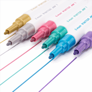 Set Pintor Metálico Punta Fina 6 un.