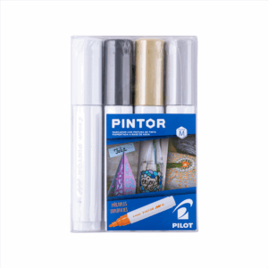 Set Pintor Glam Punta Media 4 un.