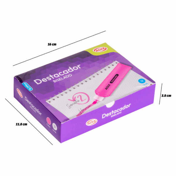 Destacador Rosado ADIX