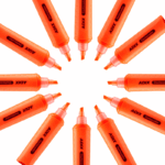 Destacador Anaranjado ADIX