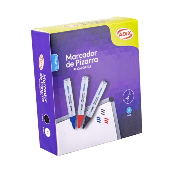 Marcador Pizarra Negro ADIX