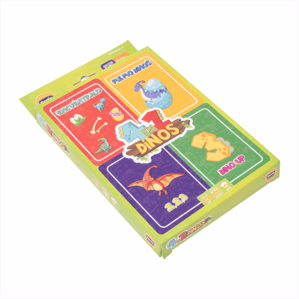 Juego de cartas de dinosaurios
