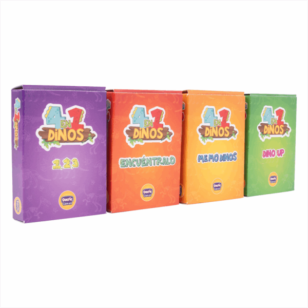 Juego de cartas de dinosaurios