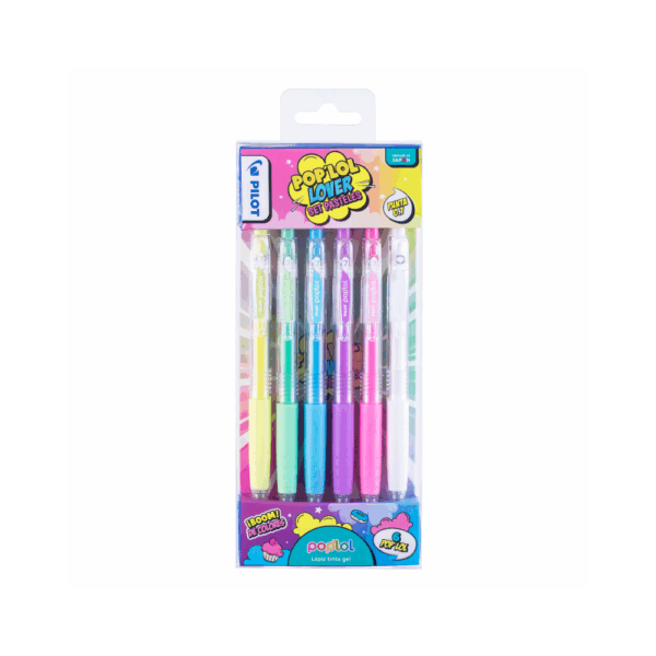 Pop'lol Gel Pastel 6 Colores