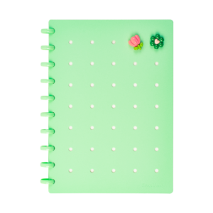 Cuaderno c/ Pines Anillado B5 Verde Agua