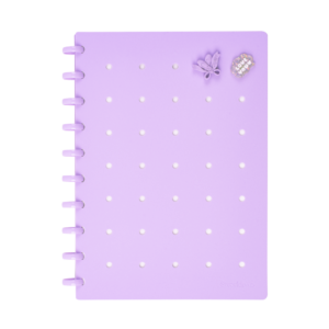 Cuaderno c/ Pines Anillado B5 Morado