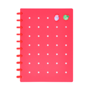 Cuaderno c/ Pines Anillado B5 Fucsia