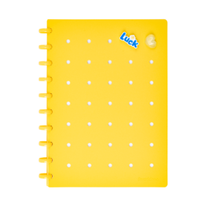 Cuaderno c/ Pines Anillado B5 Amarillo