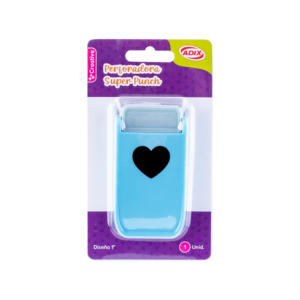 Perforadora Super Punch 1" Corazón ADIX